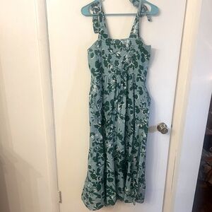 Seraphine tie-shoulder dress